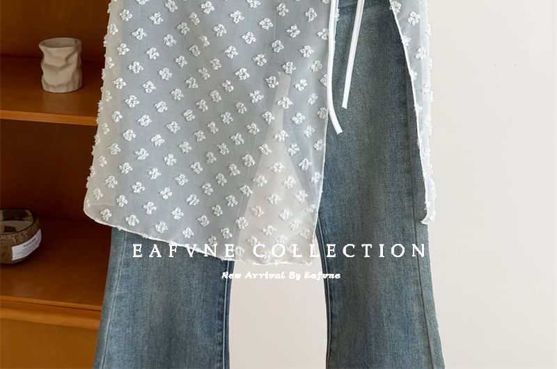 Lace Half Apron Skirt