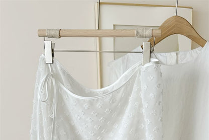 Lace Half Apron Skirt