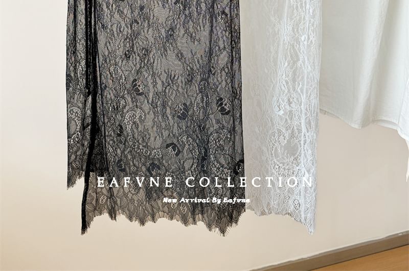 Skirt Apron Half Lace