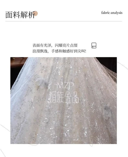 Evening Pearl Floral Faux Neck A-Line Gown Sleeveless Round Patterned Mesh