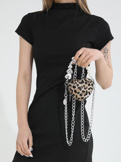Heart Leopard Bag Crossbody Print
