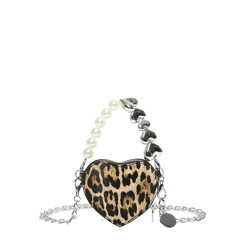 Heart Leopard Bag Crossbody Print