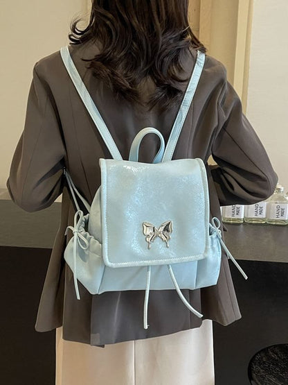 Butterfly Flap Backpack Multi-Pocket Studded
