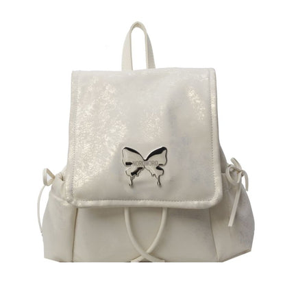 Butterfly Flap Backpack Multi-Pocket Studded