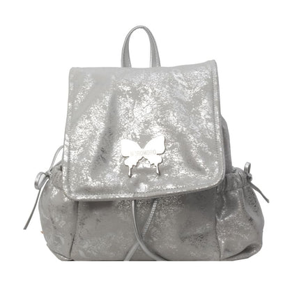 Butterfly Flap Backpack Multi-Pocket Studded