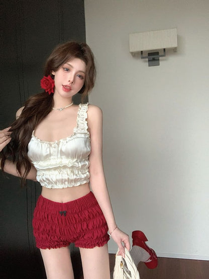 Tank Square Hot Top Crop / Pants Neck