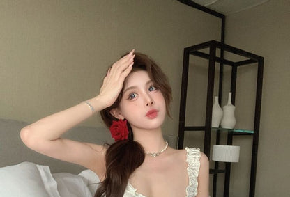 Tank Square Hot Top Crop / Pants Neck