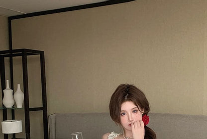 Tank Square Hot Top Crop / Pants Neck