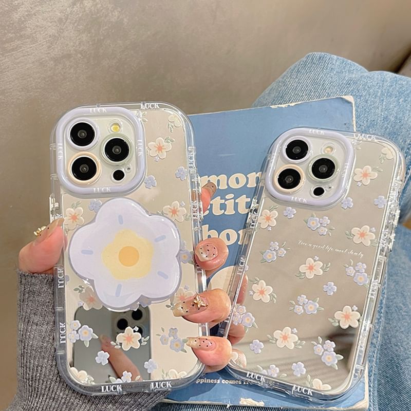 Floral Phone Case Mirrored
