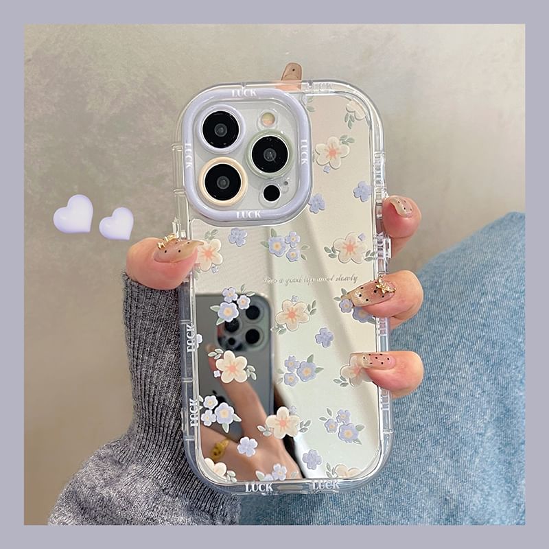 Floral Phone Case Mirrored