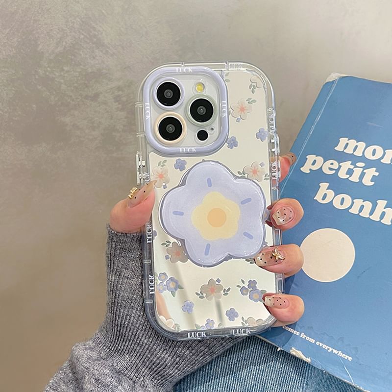 Floral Phone Case Mirrored