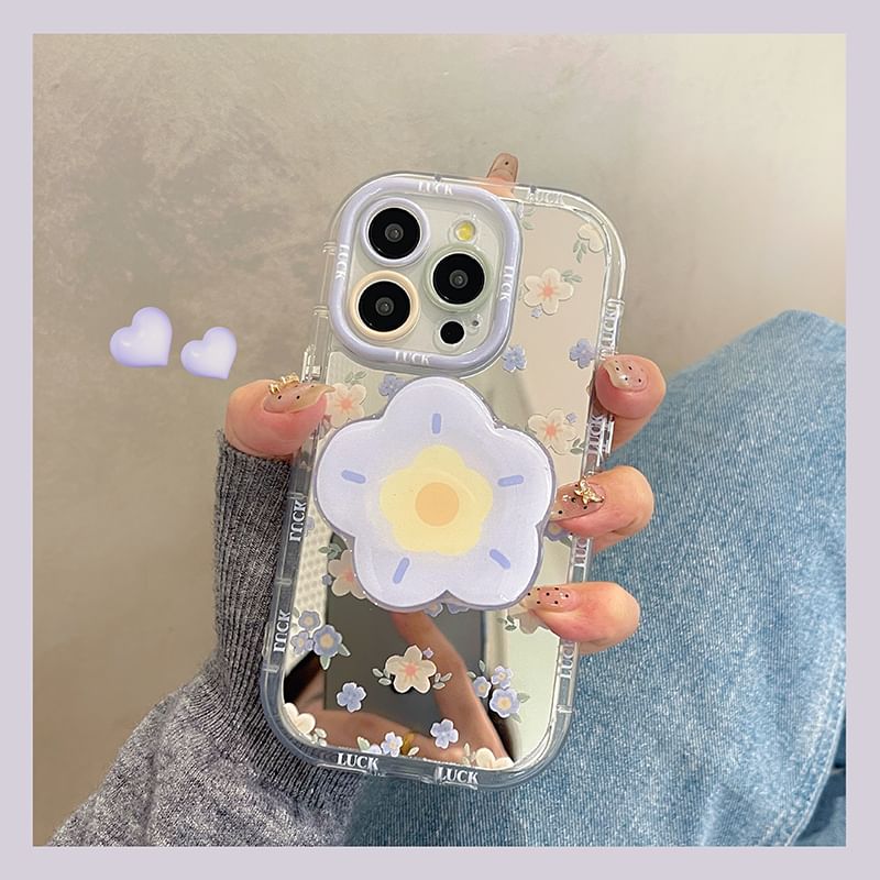 Floral Phone Case Mirrored