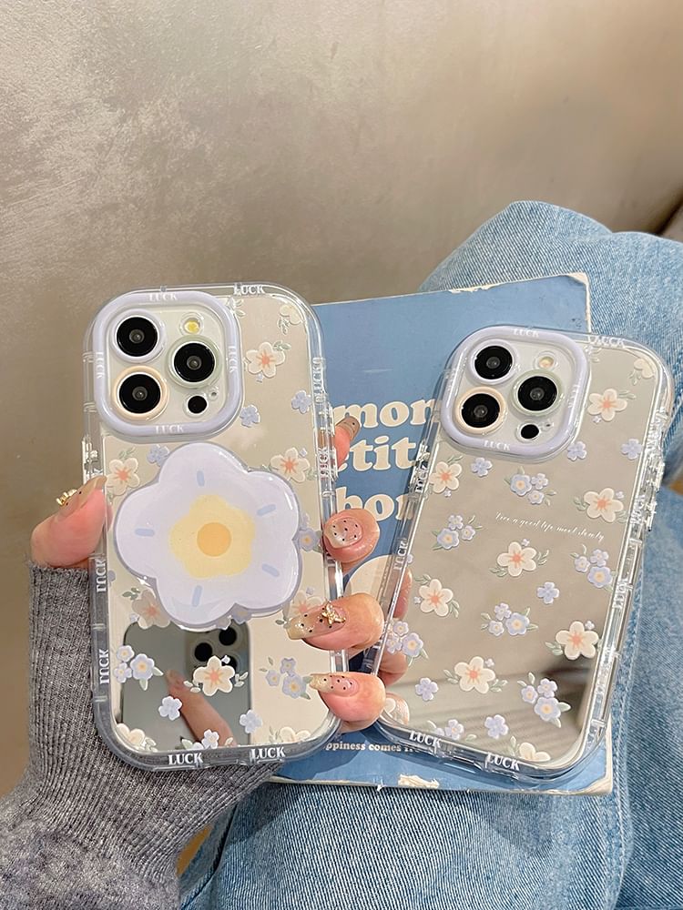 Floral Phone Case Mirrored