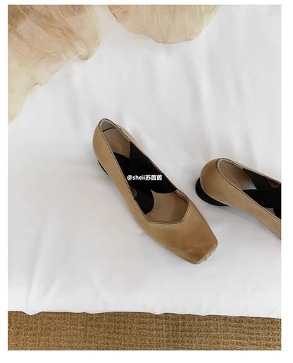 Heel Leather (Various Block Genuine Pumps Designs)