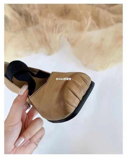 Heel Leather (Various Block Genuine Pumps Designs)