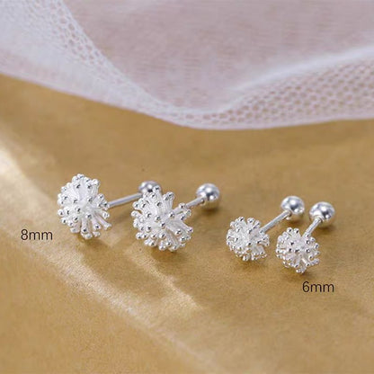 Dandelions Alloy Barbell Earring (Various Designs)