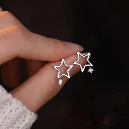 Star Alloy Drop Earring