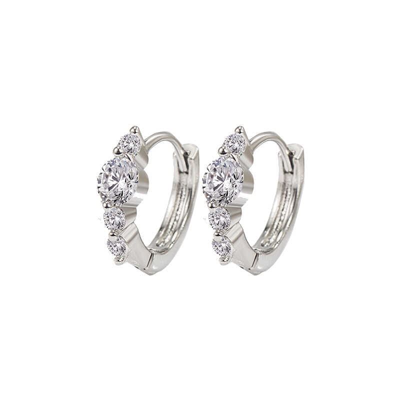 Rhinestone Alloy Stud Earring