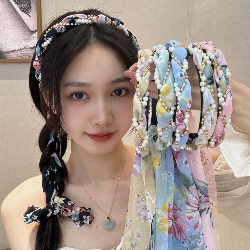 Head Pearl Faux Band