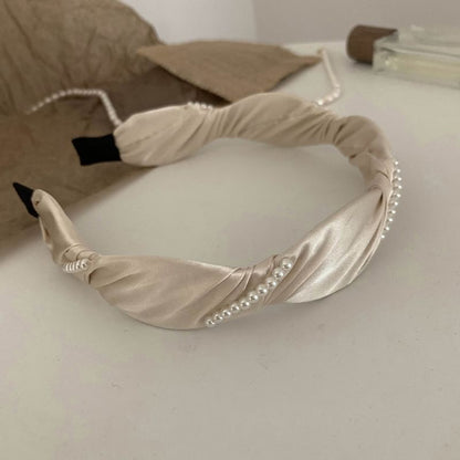 Faux Pearl Hair Band