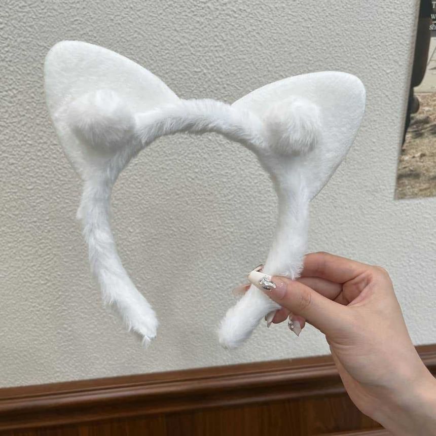 Face Headband Ear Wash Hair Band Cat