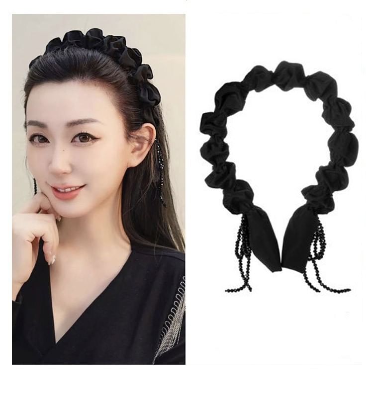 Ruffle Trim Hair Band