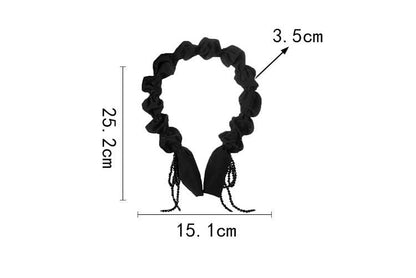 Ruffle Trim Hair Band