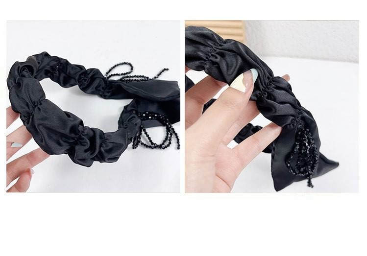 Ruffle Trim Hair Band