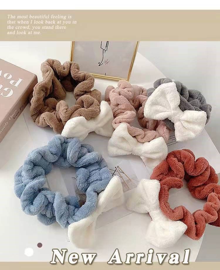 Face Bow Headband Ruffle Wash