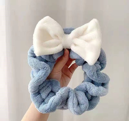 Face Bow Headband Ruffle Wash