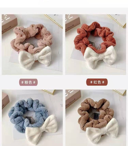 Face Bow Headband Ruffle Wash