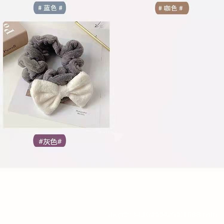 Face Bow Headband Ruffle Wash