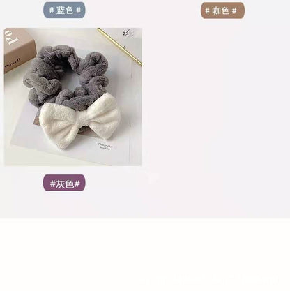 Face Bow Headband Ruffle Wash