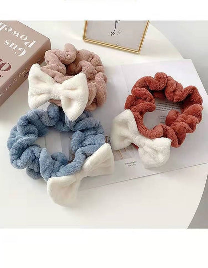 Face Bow Headband Ruffle Wash