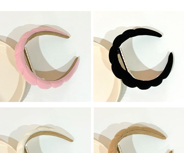 Wash Band Hair Face Headband Plain
