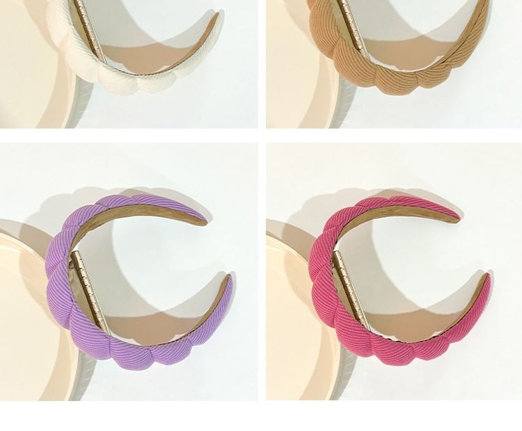 Wash Band Hair Face Headband Plain