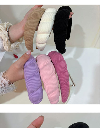 Wash Band Hair Face Headband Plain