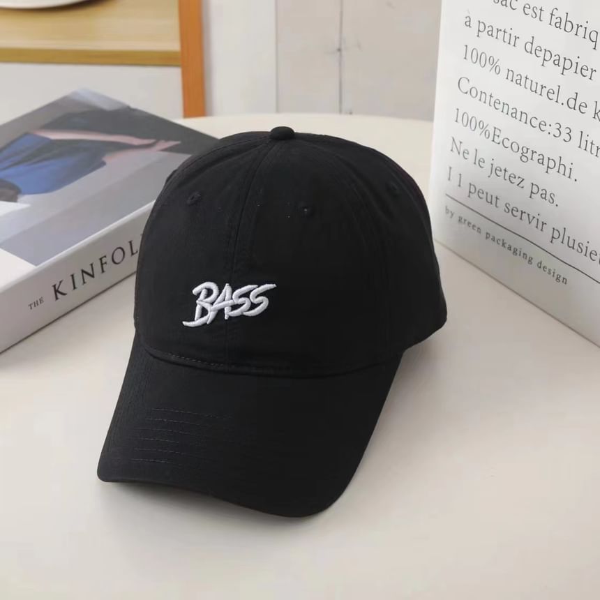 Cap Baseball Embroidered Lettering