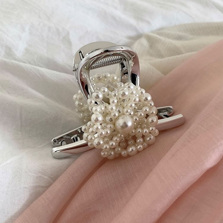 Faux Pearl Hair Clamp