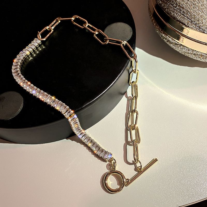 Choker Alloy Rhinestone