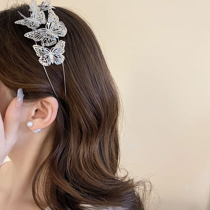 Headband Alloy Butterfly