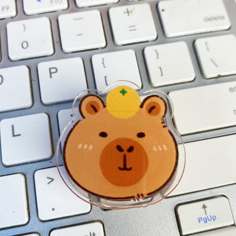 Capybara Plastic Binder Clip