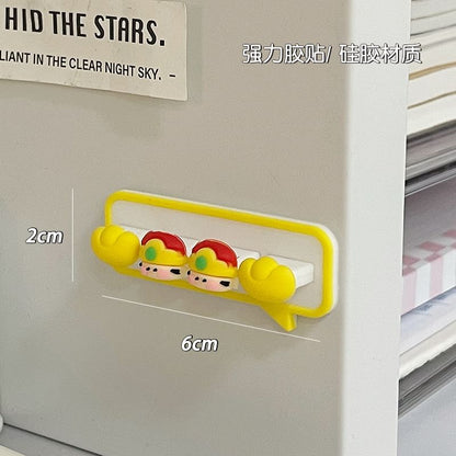 Cartoon Silicone Adhesive Cable Organizer