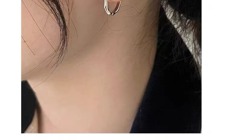 Sterling Silver Plain Hoop Earring