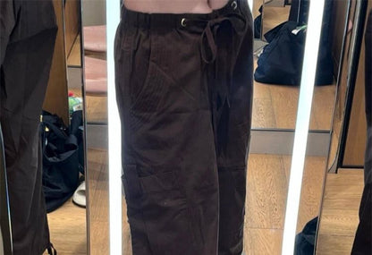 High Waist Wide Leg Cargo Pants (Various Designs)