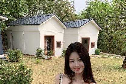 Top Cami Printed Crop