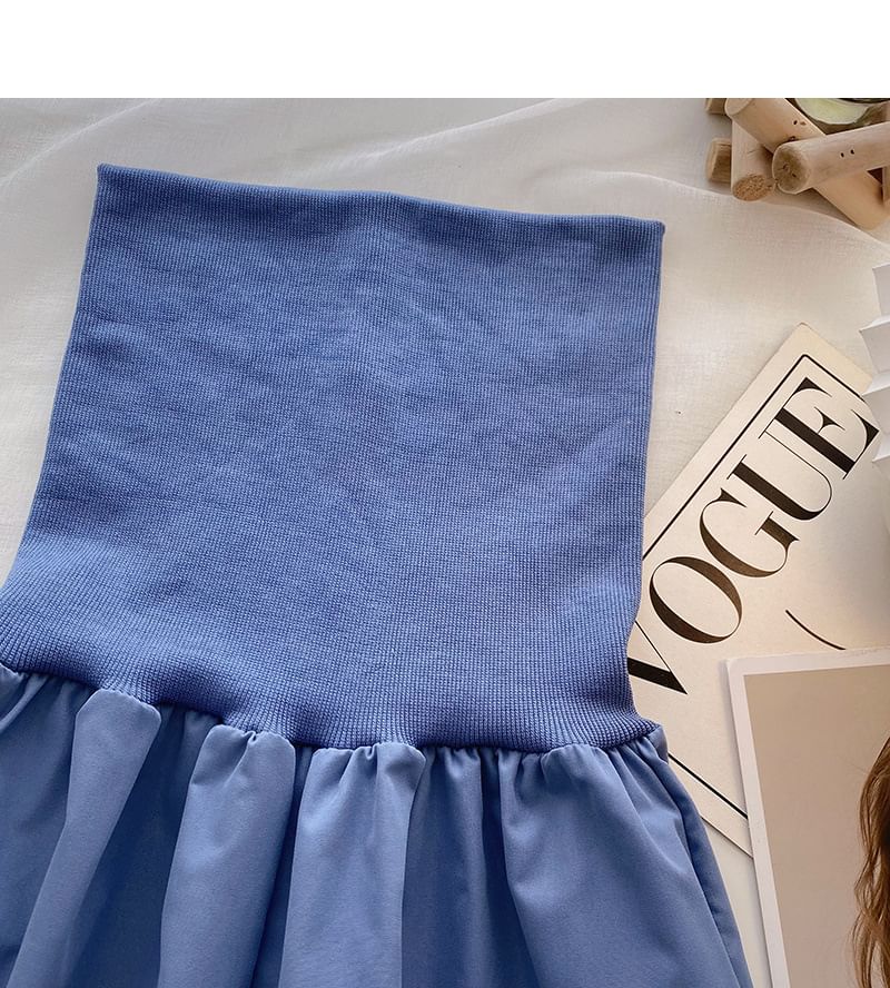 Plain Strapless Romper