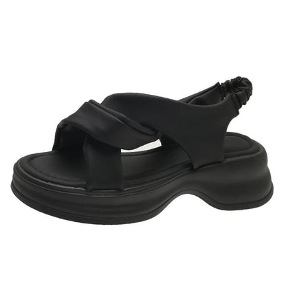 Platform Twist Sandals