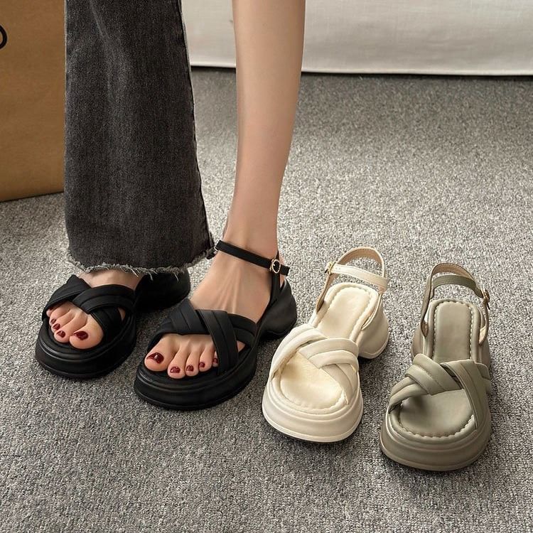 Twist Platform Sandals