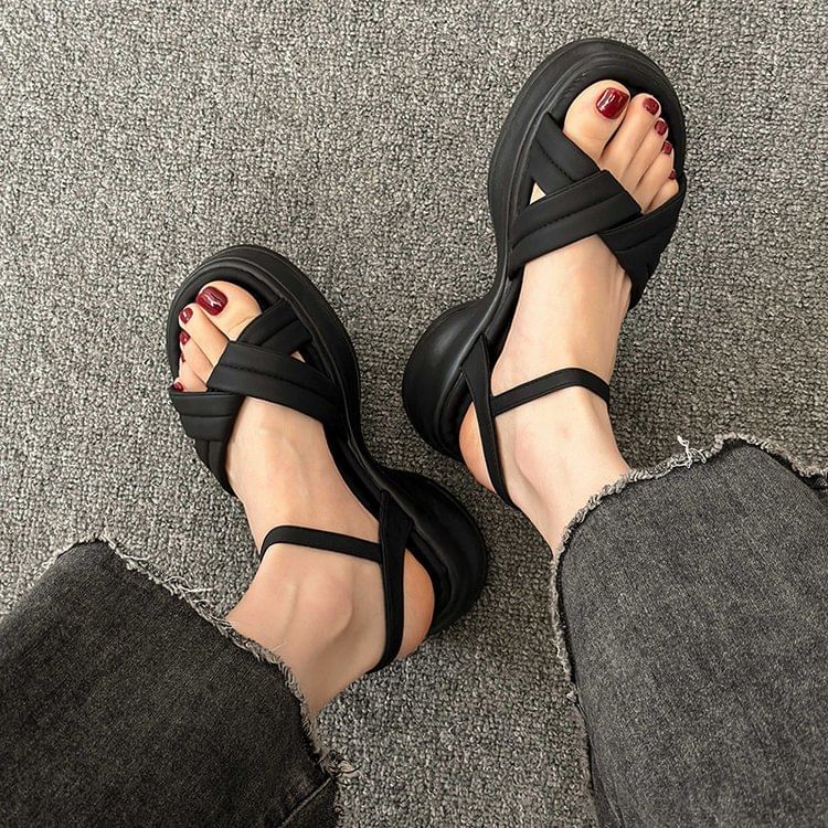 Twist Platform Sandals